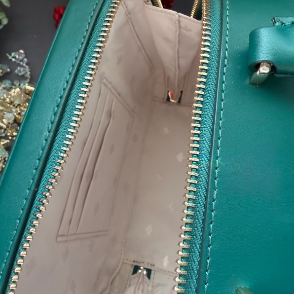 Kate Spade New York Traveler Trunk Crossbody Bag with Monstera Leaves Print - Picture 8 of 12